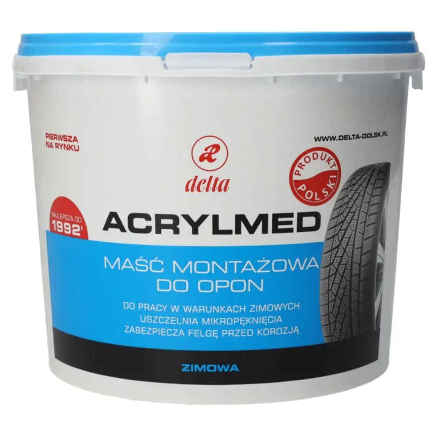 ACRYLMED Maść montażowa zimowa (Delta Niebieska) - Pasta do montażu opon 4 kg