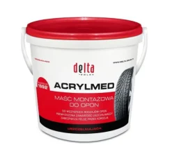 ACRYLMED Maść montażowa z uszczelniaczem (Delta Czerwona) - Pasta do montażu opon 4 kg