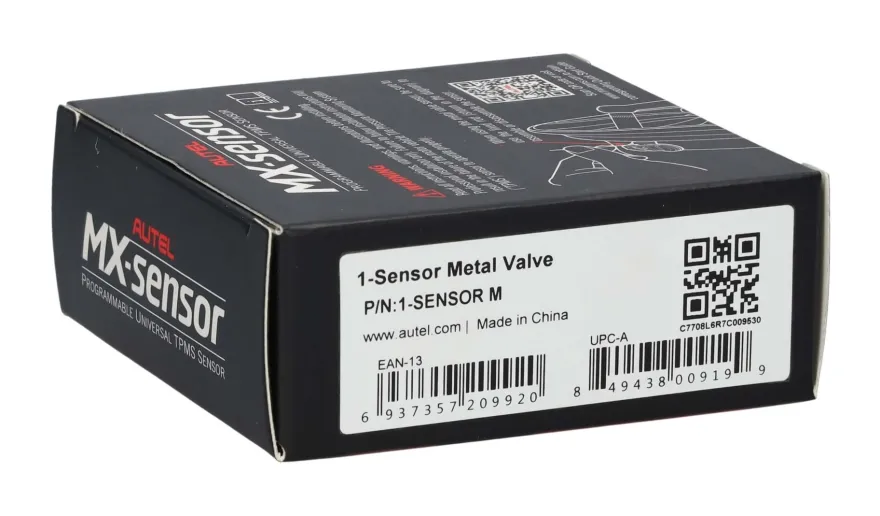 Aluminowy czujnik TPMS Autel Europa USA 433 / 315 MHz 1-Sensor, 4 sztuki
