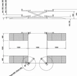 AT - 2H Podnośnik płytowy z najazdami 2T NOWY MODEL