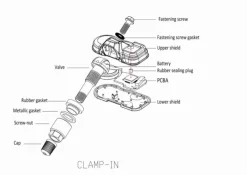 Autel Europa 433 MHz MX-Sensor czujnik TPMS aluminiowy
