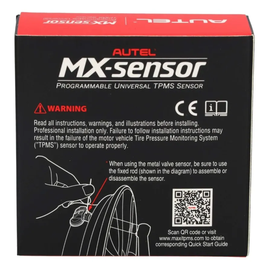 Autel Europa 433 MHz MX-Sensor czujnik TPMS gumowy
