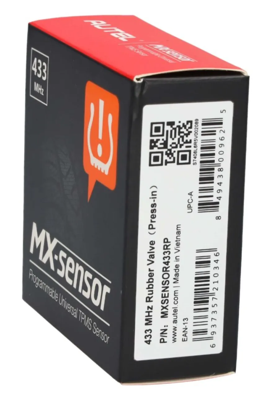 Autel Europa 433 MHz MX-Sensor czujnik TPMS gumowy