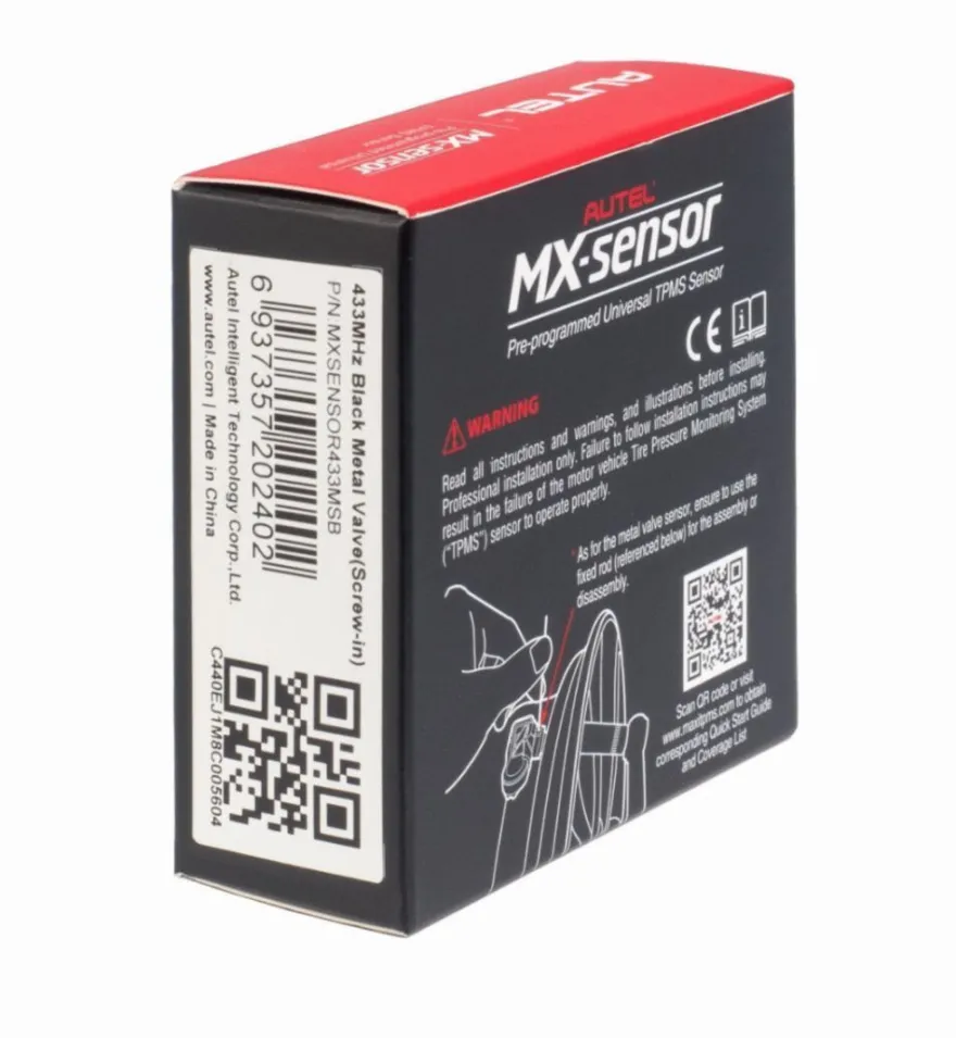 Autel Europa 433 MHz MX-Sensor czujnik TPMS czarny