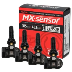Autel Europa USA 433 / 315 MHz 1-Sensor czujnik TPMS gumowy 4 sztuki