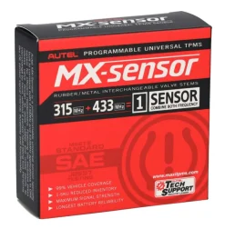 Autel Europa USA 433 / 315 MHz 1-Sensor czujnik TPMS gumowy 4 sztuki