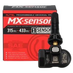 Autel Europa USA 433 / 315 MHz 1-Sensor czujnik TPMS gumowy