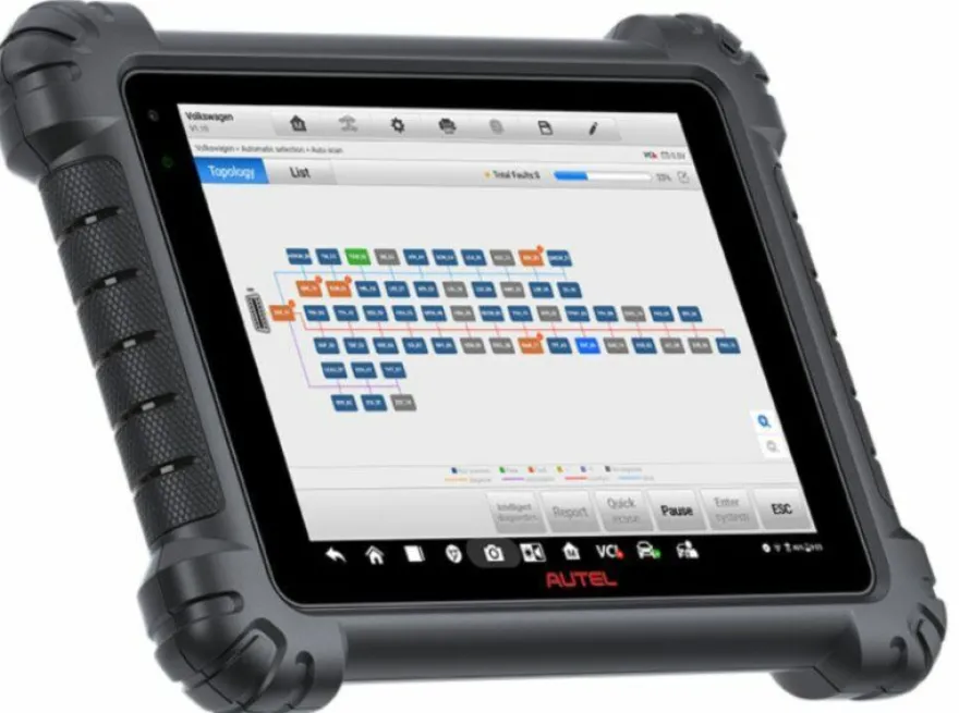 AUTEL MaxiSYS MS909 tester diagnostyczny, flashowanie, PASS-THRU