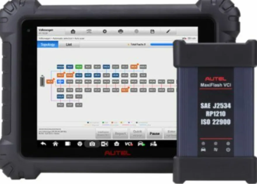 AUTEL MaxiSYS MS909 tester diagnostyczny, flashowanie, PASS-THRU