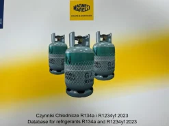 Baza danych R134a R1234yf 2023 - jaki czynnik do klimatyzacji?