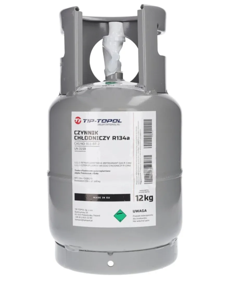 Butla wymienna na gaz (czynnik) R134a 12kg
