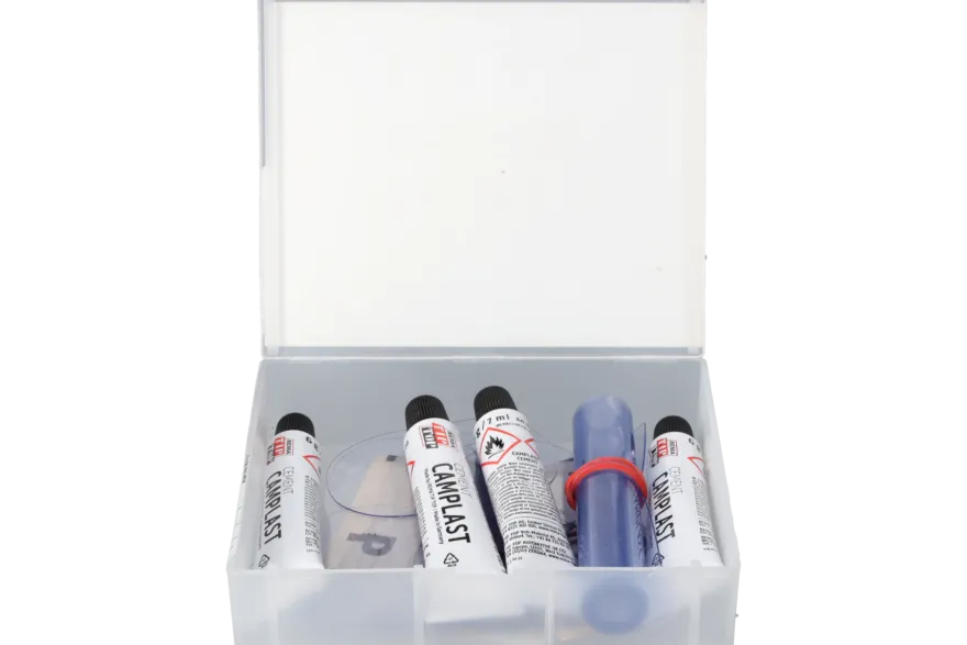 Camplast maxi (REP-SET 3) - Zestaw do naprawy namiotów, basenów, materacy dmuchanych, pontonów