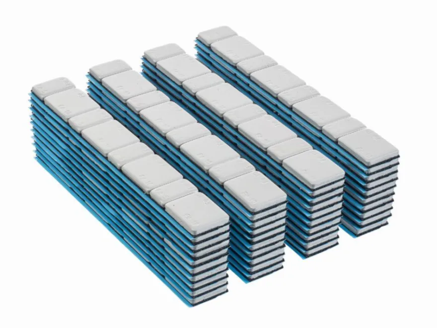Ciężarek klejony ALU SLIM 4x5g+4x10g malowany szary