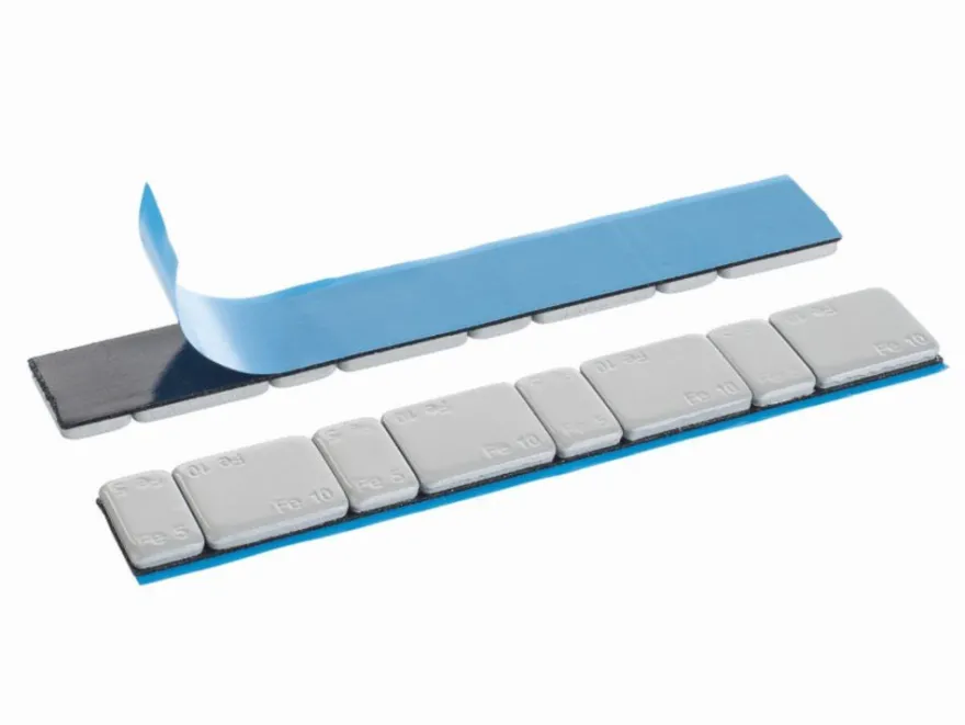 Ciężarek klejony ALU SLIM 4x5g+4x10g malowany szary