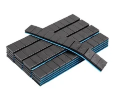 Ciężarek klejony czarny kwadrat 5g stalowy pasek INVENTO