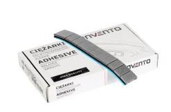 Ciężarek klejony grafitowy kwadrat 5g stalowy pasek INVENTO