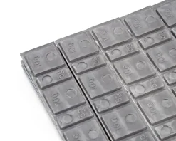 Ciężarek klejony srebrny kwadrat 5g/10g ołowiany pasek TIP-TOPOL SLIM