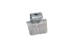 Ciężarek ołowiany ALU 10g, nabijany na obręcz aluminiową - niepowlekany
