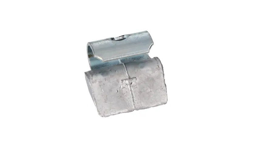 Ciężarek ołowiany ALU 15g, nabijany na obręcz aluminiową - niepowlekany