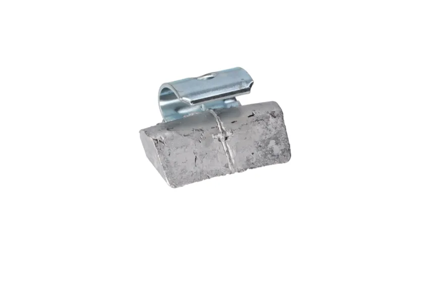 Ciężarek ołowiany ALU 20g, nabijany na obręcz aluminiową - niepowlekany