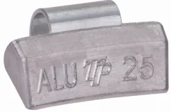 Ciężarek ołowiany ALU 25g, nabijany na obręcz aluminiową - niepowlekany