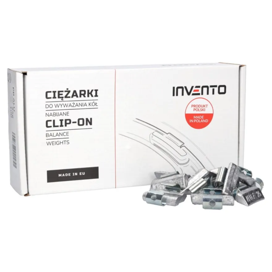 Ciężarek ołowiany ALU 25g, nabijany na obręcz aluminiową - niepowlekany