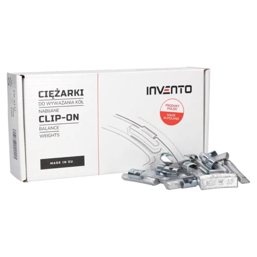 Ciężarek ołowiany ALU 30g, nabijany na obręcz aluminiową - niepowlekany