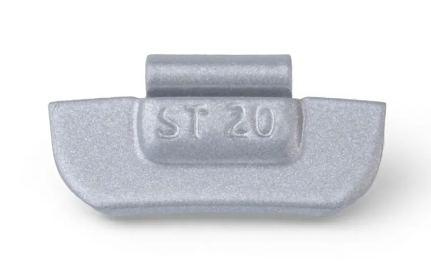 Ciężarek stalowy PRO do felg stalowych 20 g (nabijany), szary, op. 100 szt.