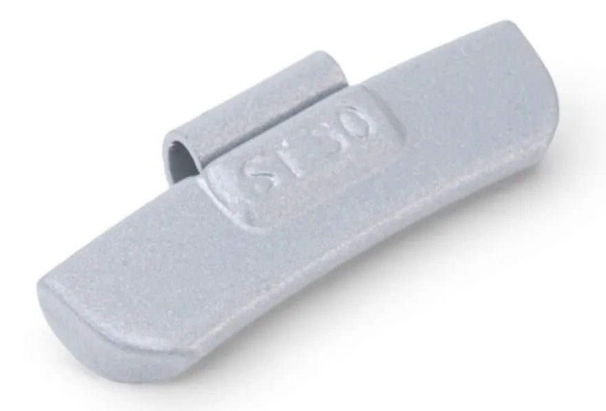 Ciężarek stalowy PRO do felg stalowych 30 g (nabijany), szary, op. 100 szt.