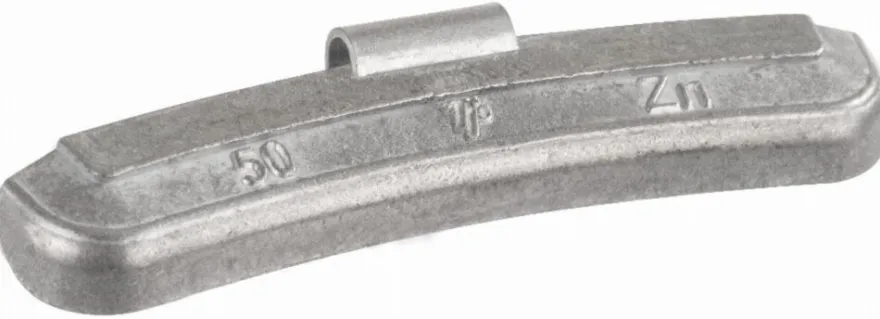 Ciężarki Cynkowe Nabijane do felg stalowych INVENTO 50 szt 50g