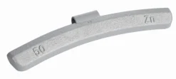 Ciężarki cynkowe powlekane ALU-S 50g, nabijane na obręcz aluminiową