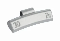 Ciężarki cynkowe powlekane ALU-S 30g, nabijane na obręcz aluminiową