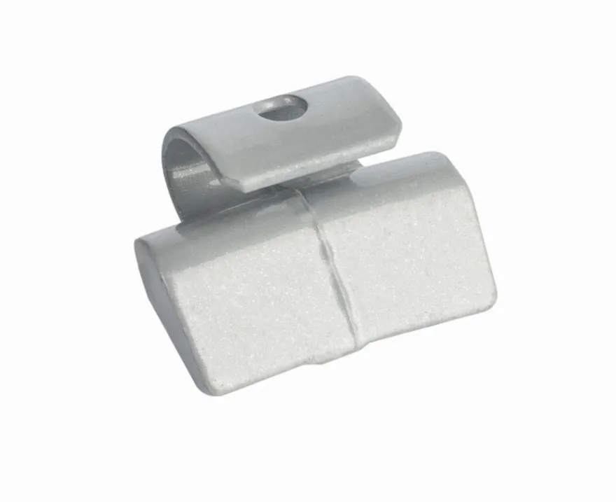 Ciężarki cynkowe powlekane ALU-S 15g, nabijane na obręcz aluminiową