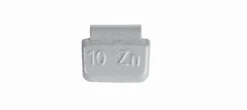 Ciężarki cynkowe powlekane ALU-S 10g, nabijane na obręcz aluminiową