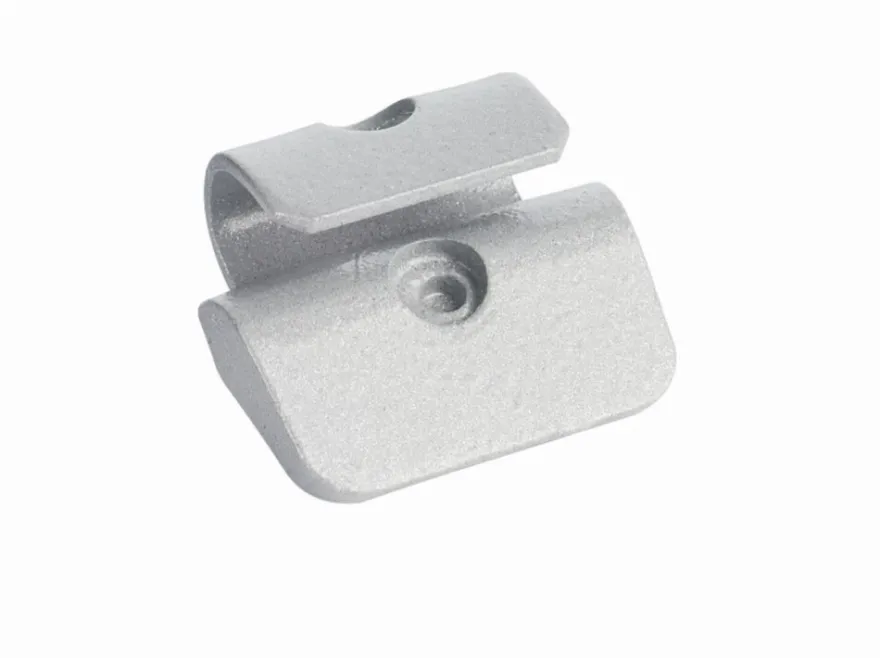 Ciężarki cynkowe powlekane ALU-S 10g, nabijane na obręcz aluminiową