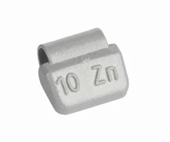 Ciężarki cynkowe powlekane ALU-S 10g, nabijane na obręcz aluminiową