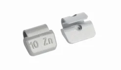 Ciężarki cynkowe powlekane ALU-S 10g, nabijane na obręcz aluminiową