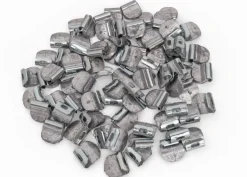 Ciężarki Ołowiane Nabijane 10g do Stalowych Felg INVENTO Silver Line 100 szt