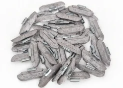 Ciężarki Ołowiane Nabijane 35g do Stalowych Felg INVENTO Silver Line 50 szt