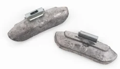 Ciężarki Ołowiane Nabijane 35g do Stalowych Felg INVENTO Silver Line 50 szt