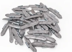 Ciężarki Ołowiane Nabijane 55g do Stalowych Felg INVENTO Silver Line 50 szt