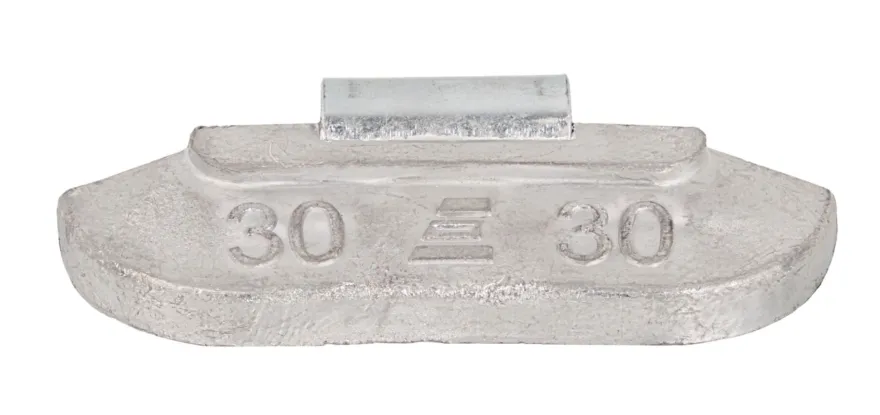 Ciężarki Ołowiane Nabijane 30g do Stalowych Felg INVENTO 100 szt