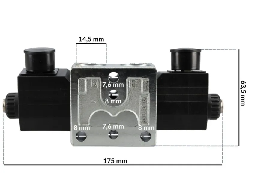 Elektrozawór hydrauliczny podnoszenie koła i przesuwu INVENTO TCS 626, TCS 656