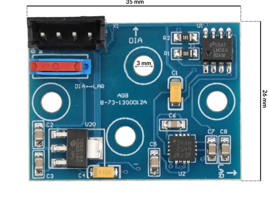 Encoder średnicy oraz szerokości wyważarki INVENTO VB 350, 470, 510