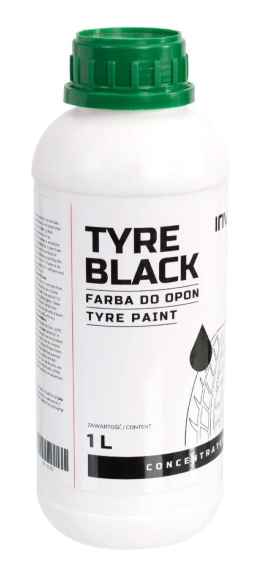 Farba do opon czernidło TYRE-BLACK INVENTO 1 l - koncentrat