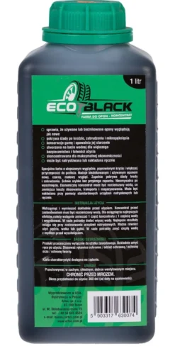 Farba do opon ECO BLACK 1 l, czernidło, koncentrat