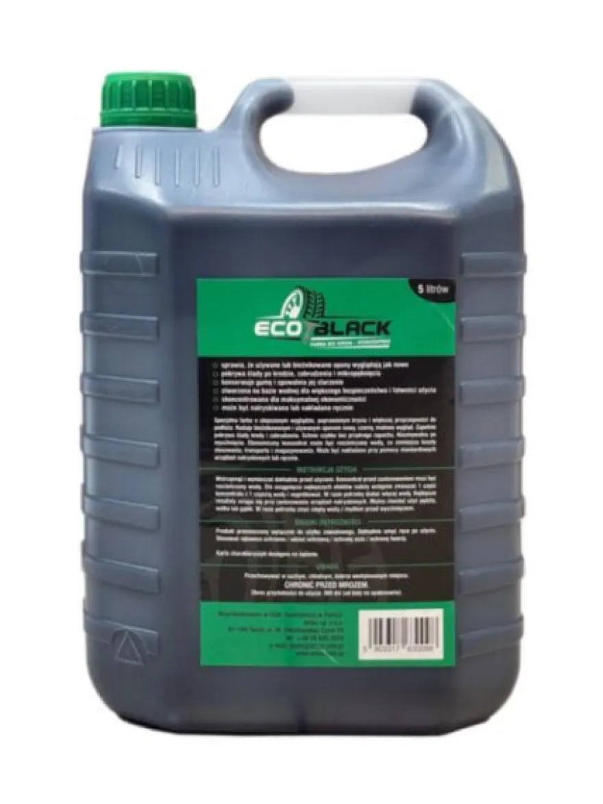 Farba do opon ECO BLACK 5 l, czernidło, koncentrat