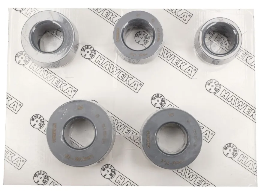 Haweka Low Taper 52,5 - 90,5 mm fi 40 mm Zestaw 5 stożków centrujących QuickPlate