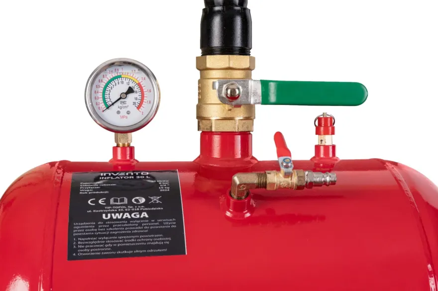 Inflator INVENTO 30L zbiornik ciśnieniowy
