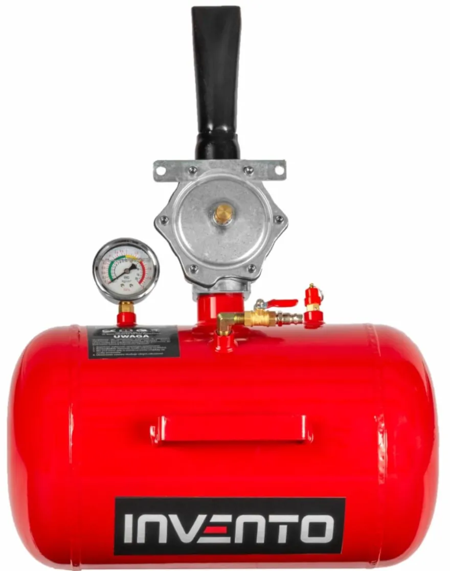 Inflator spustowy INVENTO BOMB 20L zbiornik ciśnieniowy z zaworem